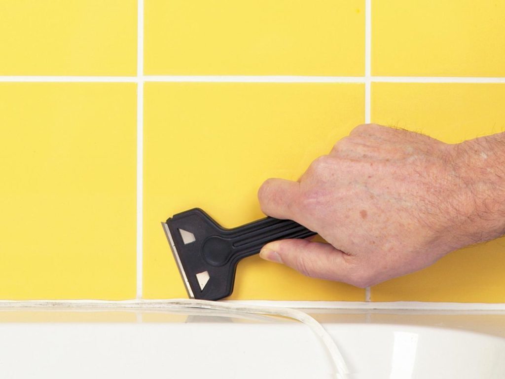 Чем покрасить герметик силиконовый в ванной - 91 фото
