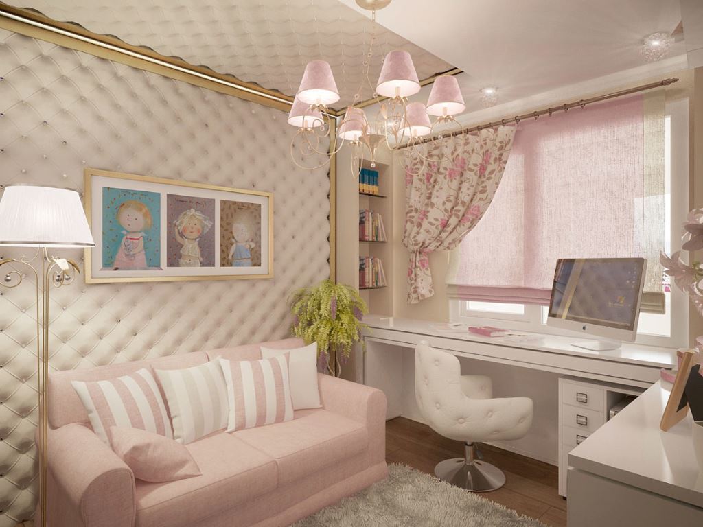 Дизайн детской комнаты для девочки | VPROEKTE