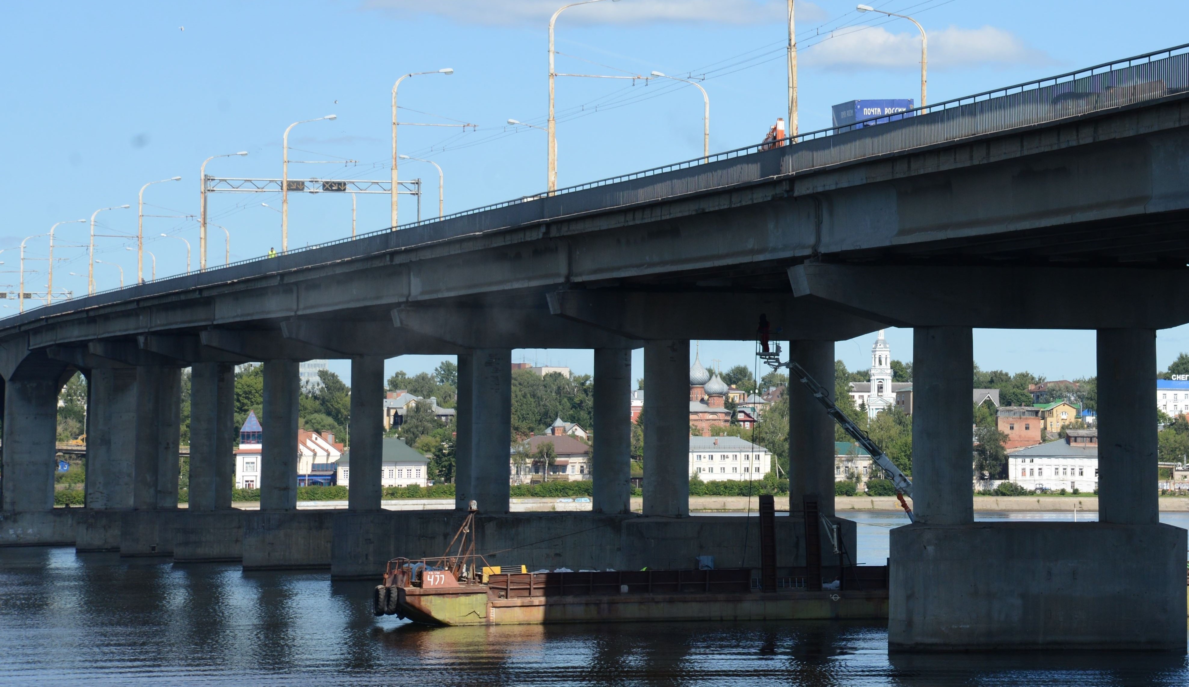 Мост через Волгу в Казани