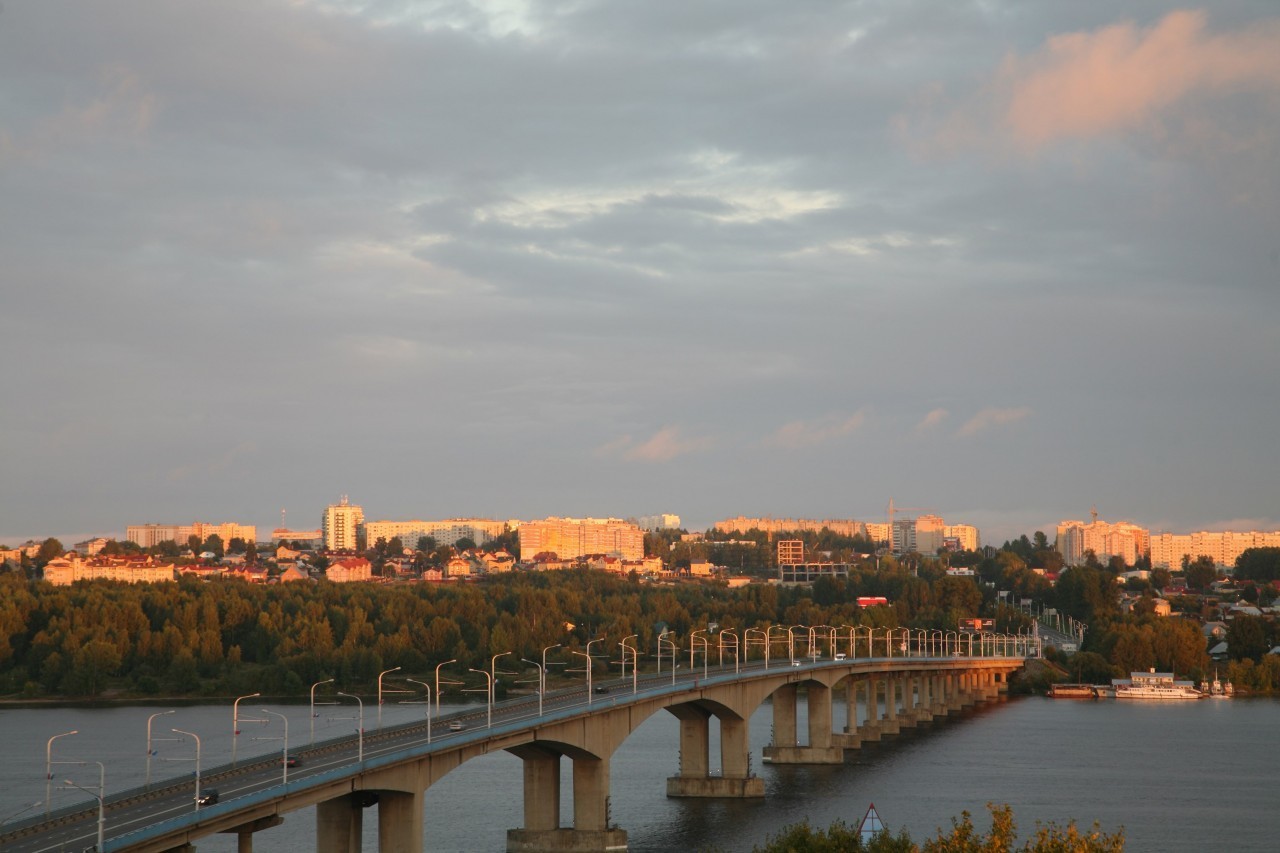 волжский мост в костроме