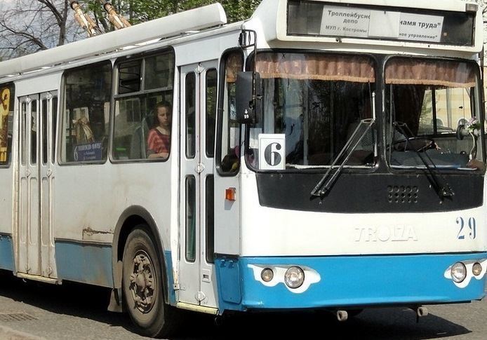С нового года в Костроме возобновляется движение троллейбусов маршрута № 6