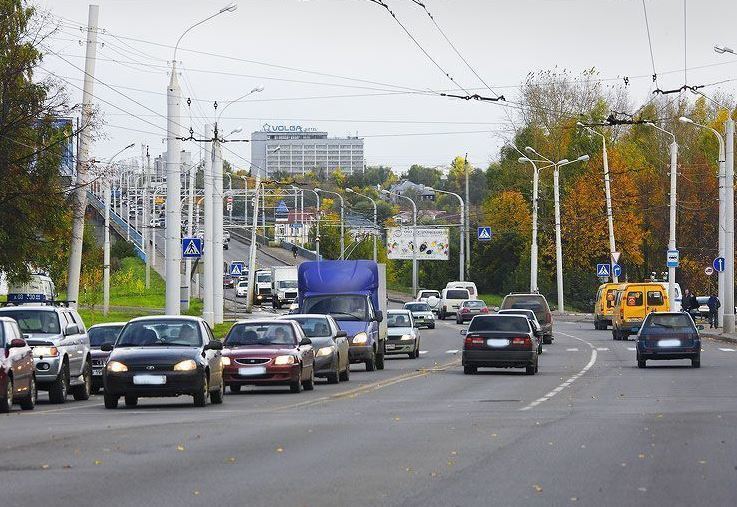 Новая схема движения транспорта в районе моста через реку Волгу начнёт действовать с 17 октября
