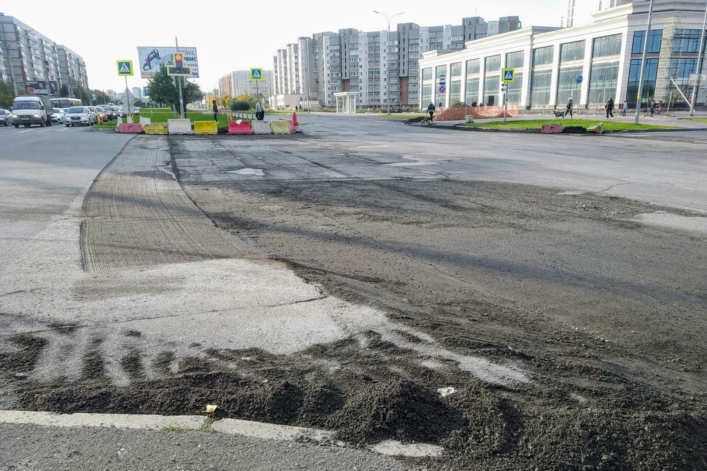 Ремонт Октябрьского проспекта