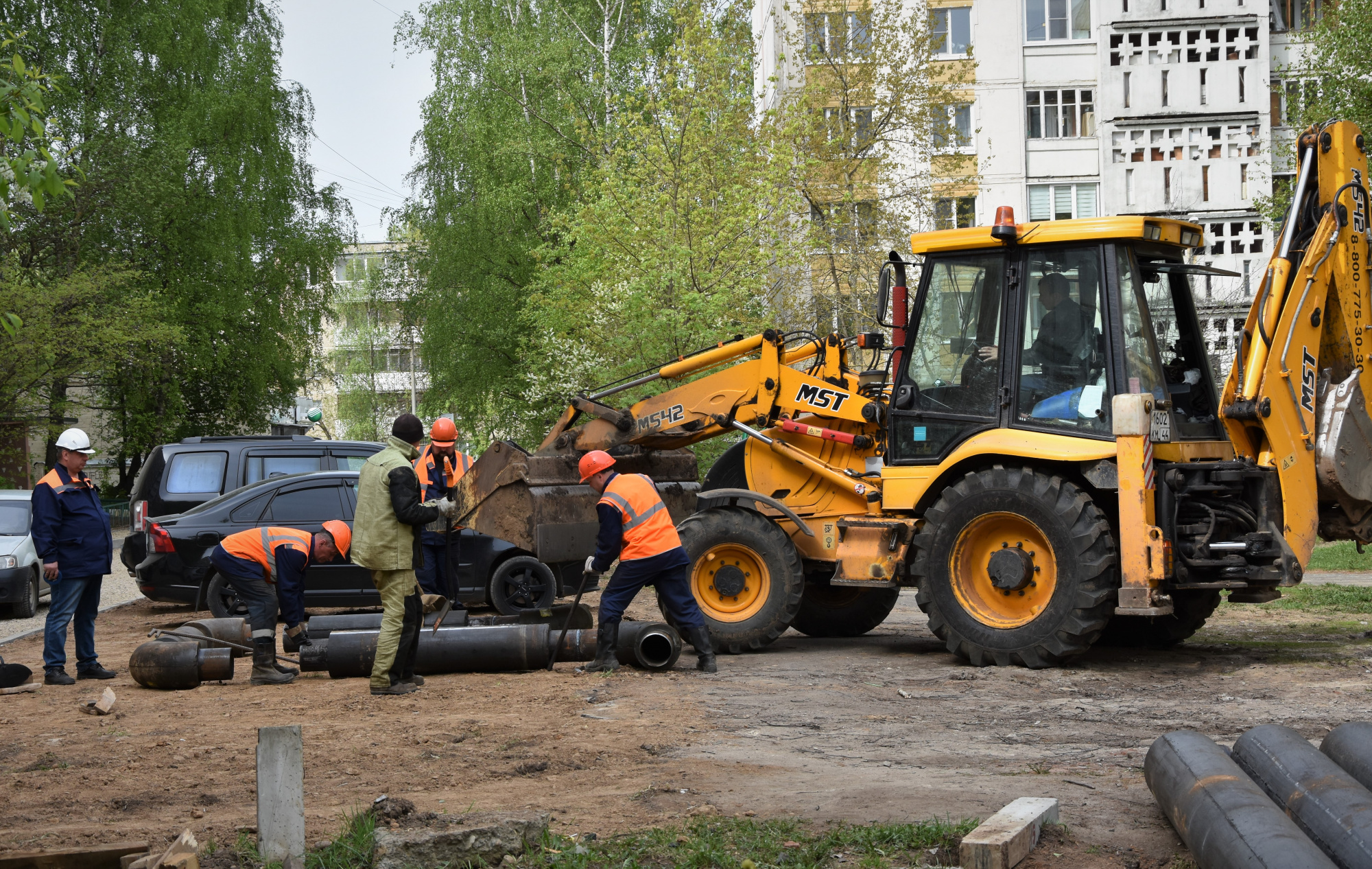 В Костроме организованы работы по замене магистральных и квартальных  тепловых сетей - МойДом